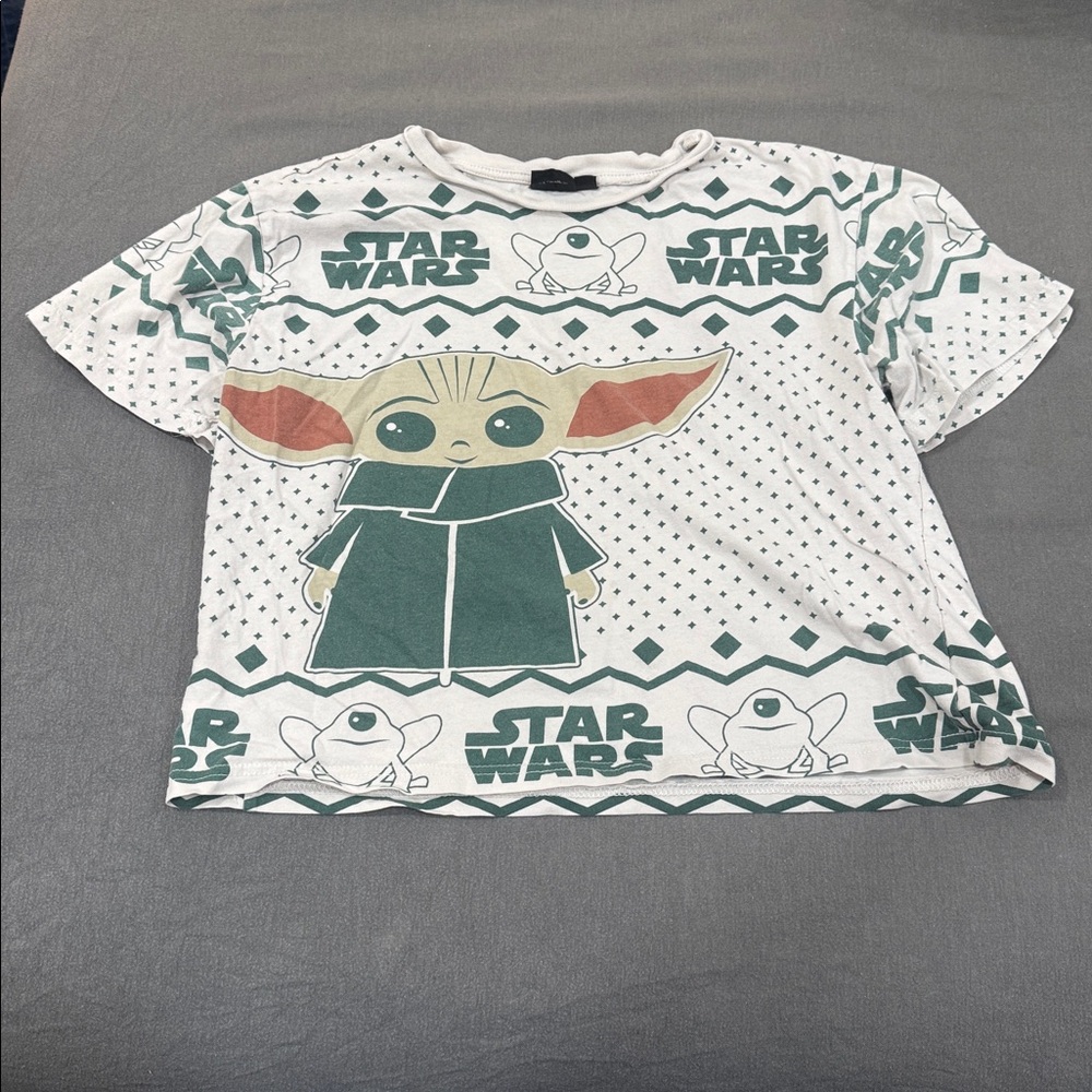 Star Wars Mandalorian Grogu Crop Top